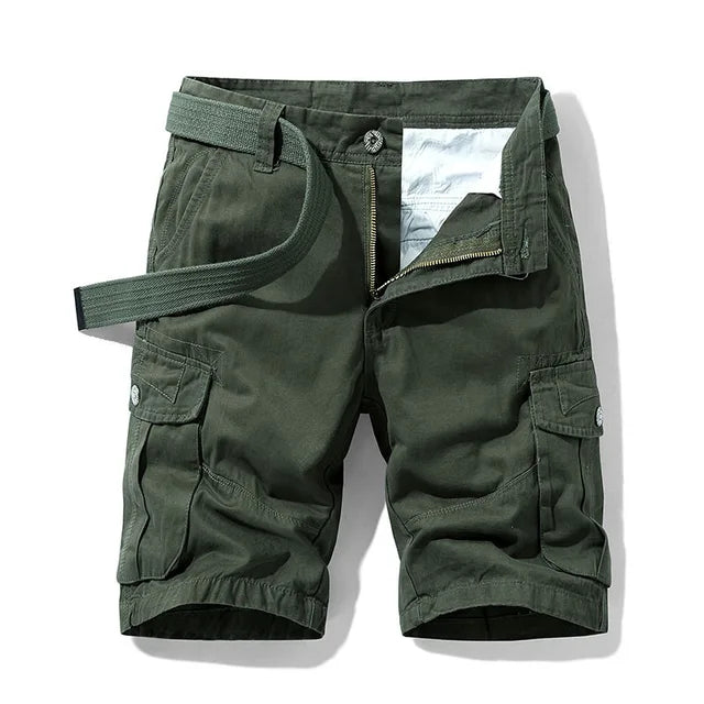 Men's Comfortable Cargo Shorts with Multiple Pockets