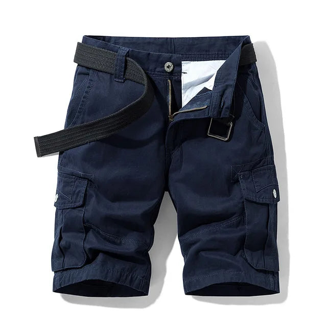 Men's Comfortable Cargo Shorts with Multiple Pockets