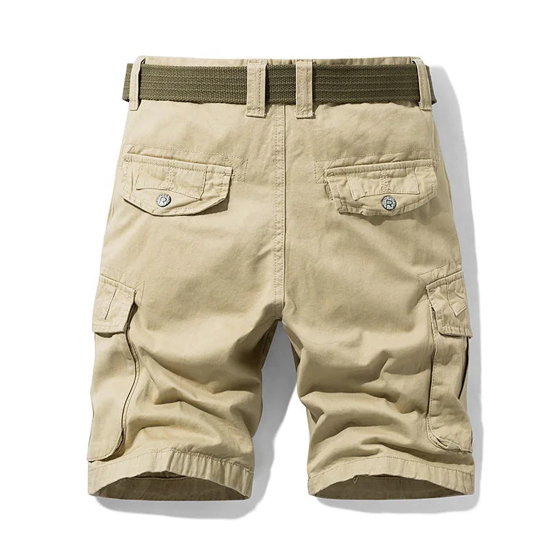 Men's Comfortable Cargo Shorts with Multiple Pockets