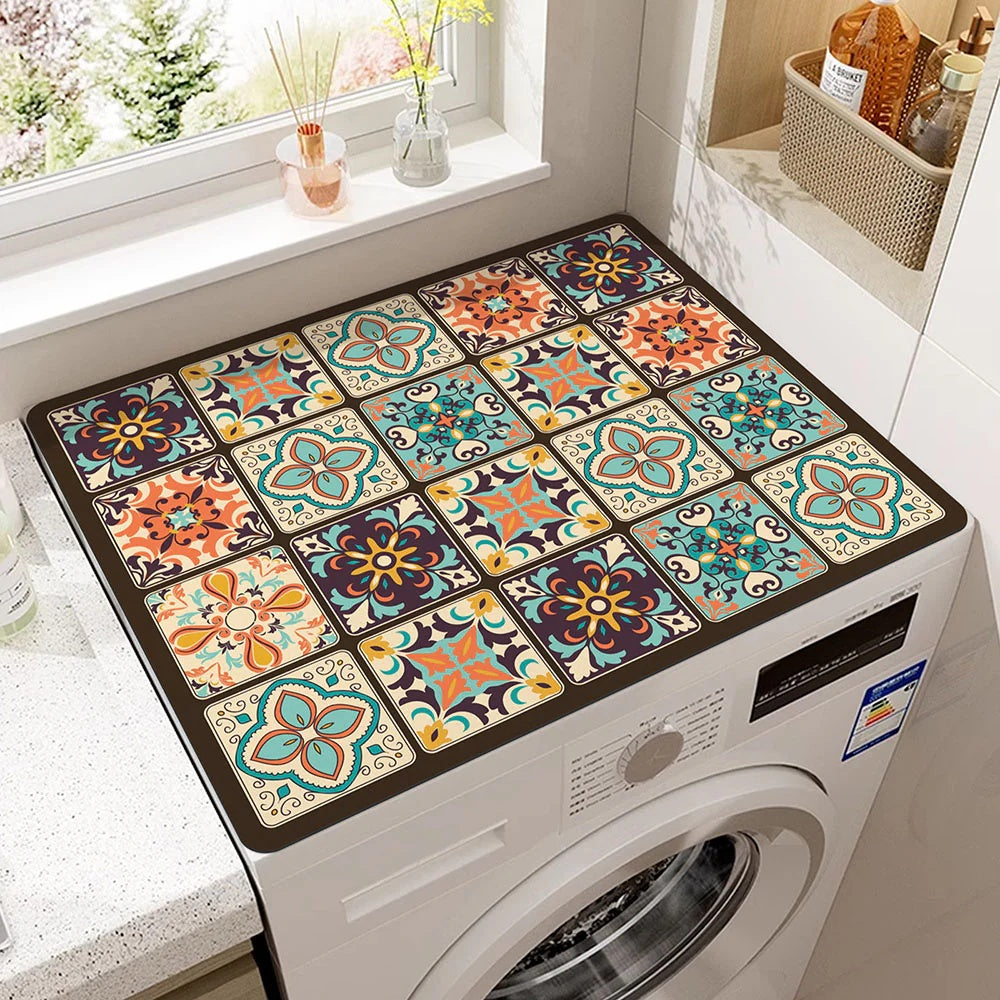 Microfiber Appliance Mat with Anti-Slip Backing