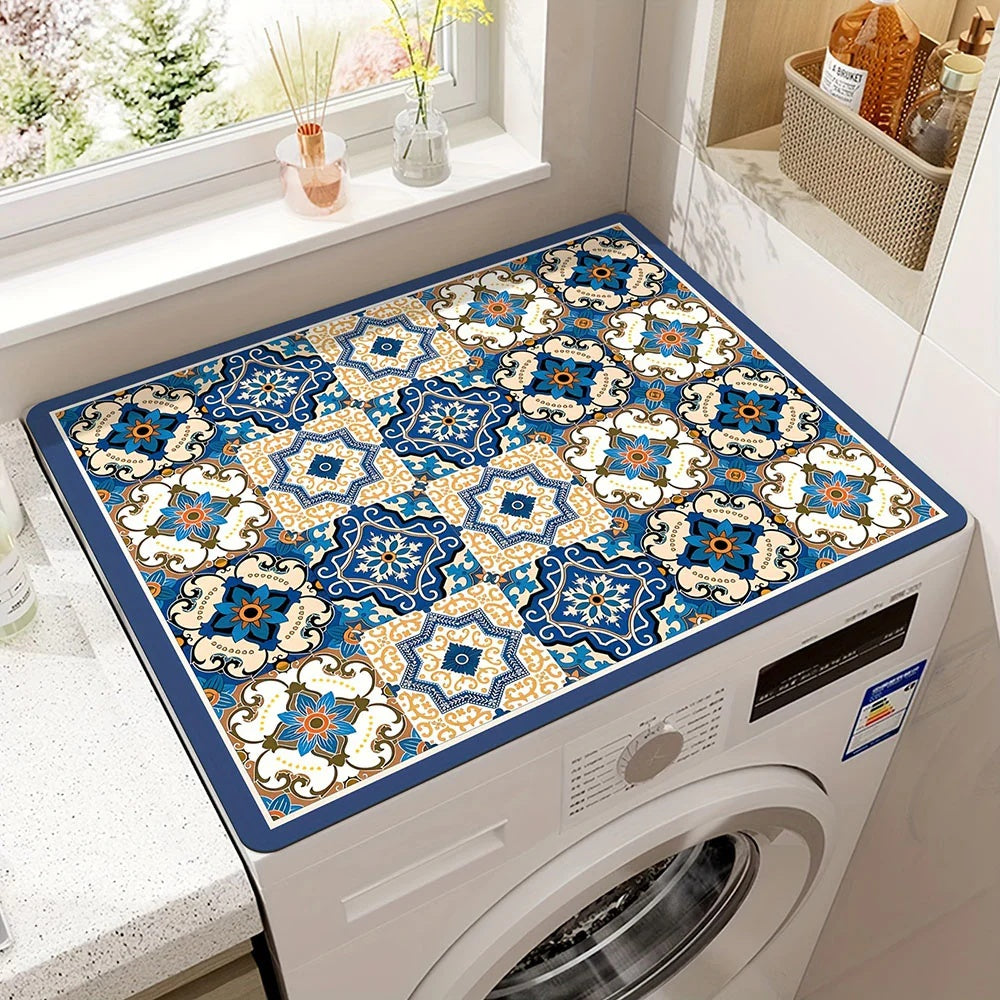 Microfiber Appliance Mat with Anti-Slip Backing