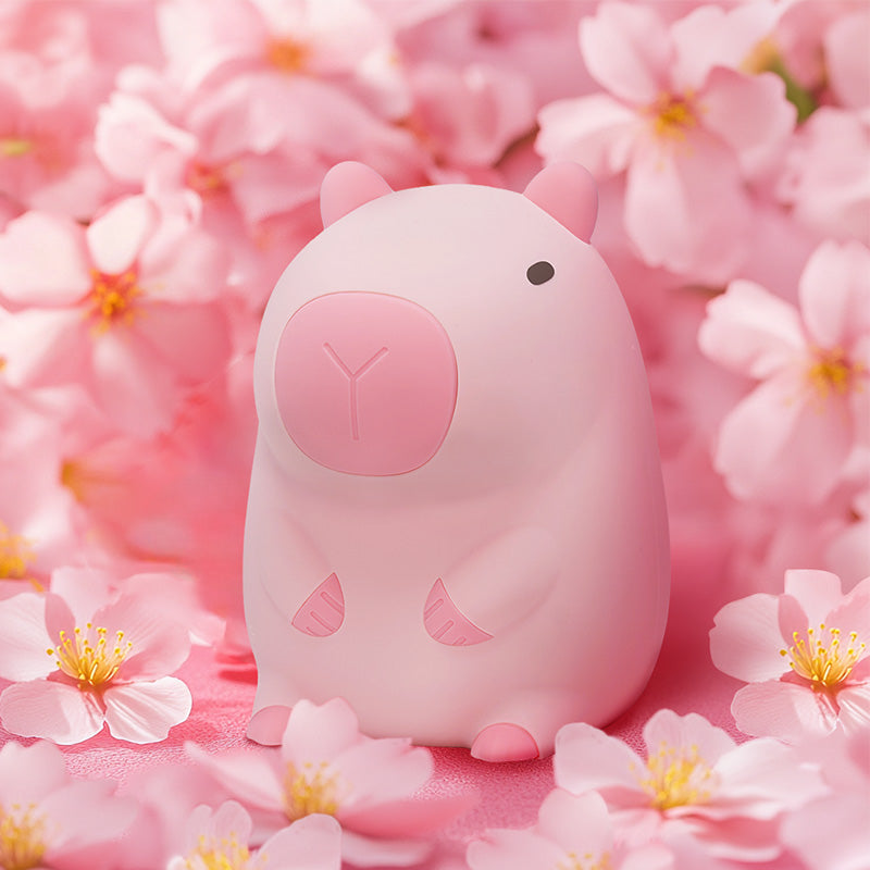 Adorable Capybara Night Light with Touch Control and Timer