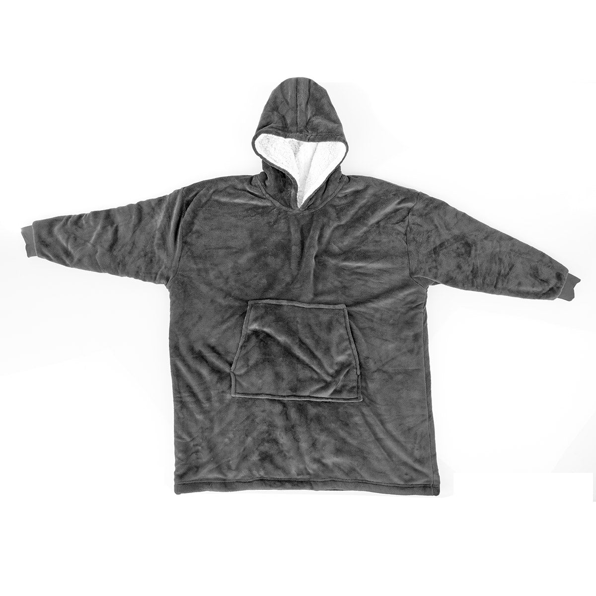 Oversized Wearable Blanket Hoodie with Front Pocket