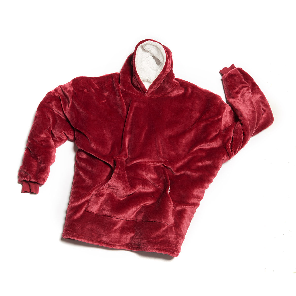 Oversized Wearable Blanket Hoodie with Front Pocket