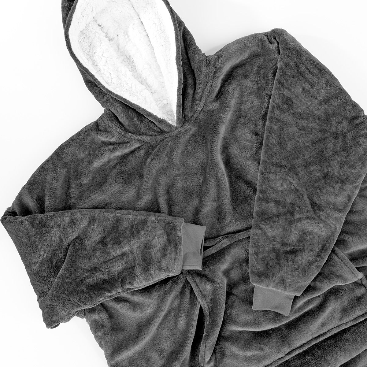 Oversized Wearable Blanket Hoodie with Front Pocket
