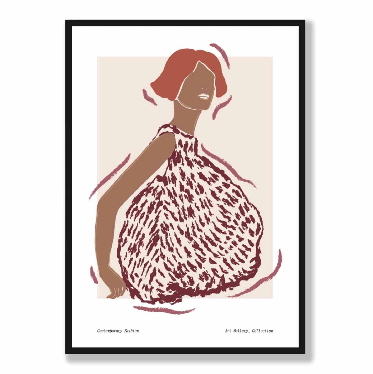Modern Minimalist Woman Art Print Poster