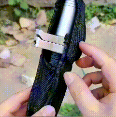 Automatic Self Defense Hiking Walking Stick with Anti-Slip Grip
