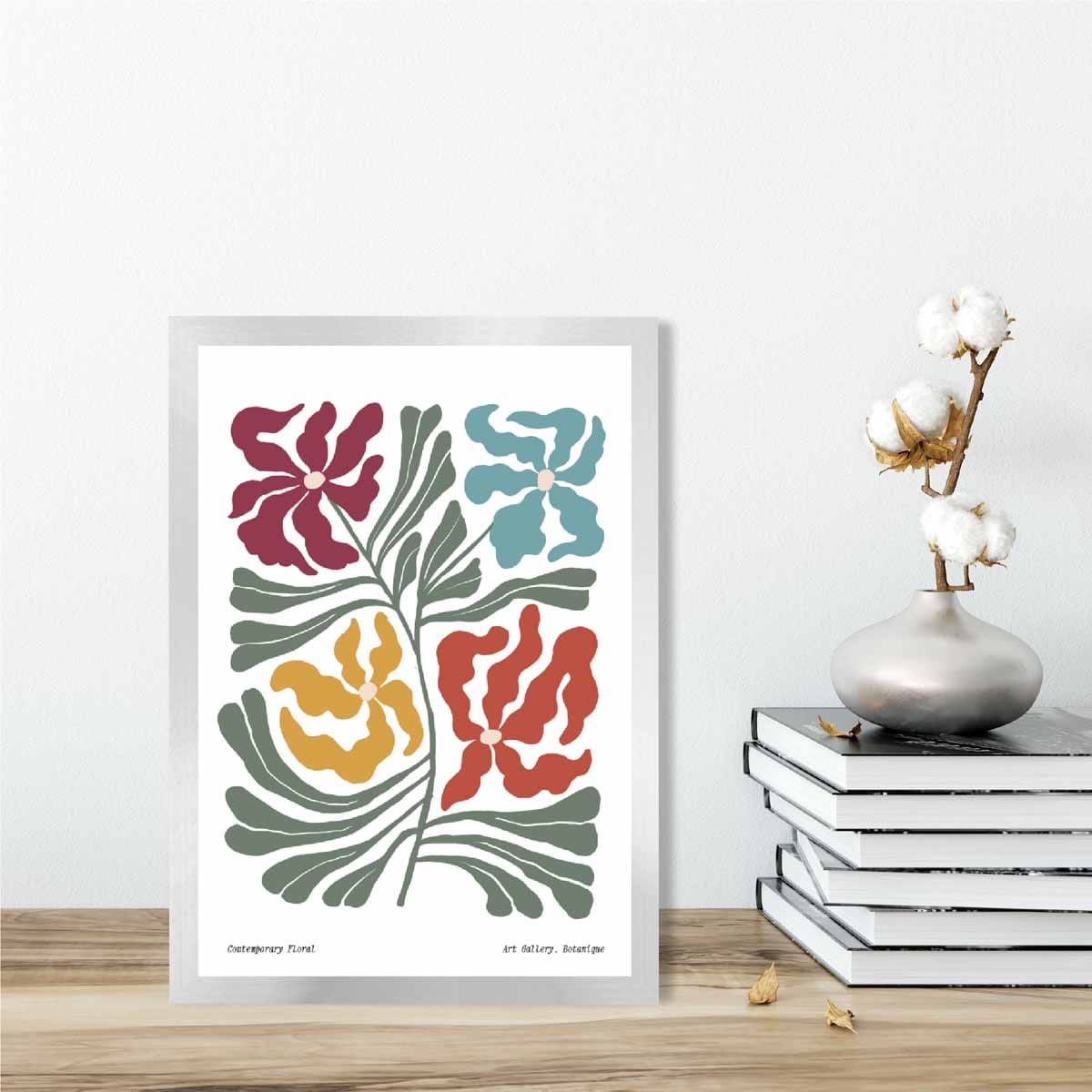 Boho Floral Botanical Art Print