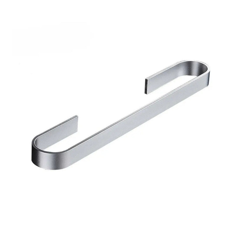 Self-Adhesive Modern Towel Rack in Silver or Matte Black
