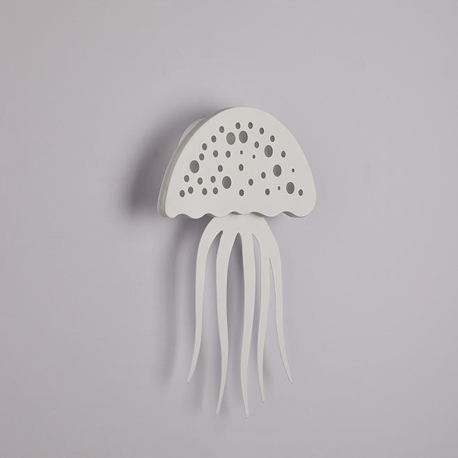 Modern LED Jellyfish Wall Light - Sculptural Design