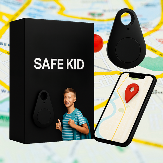 Waterproof Child GPS Tracker with Live Location & SOS Feature