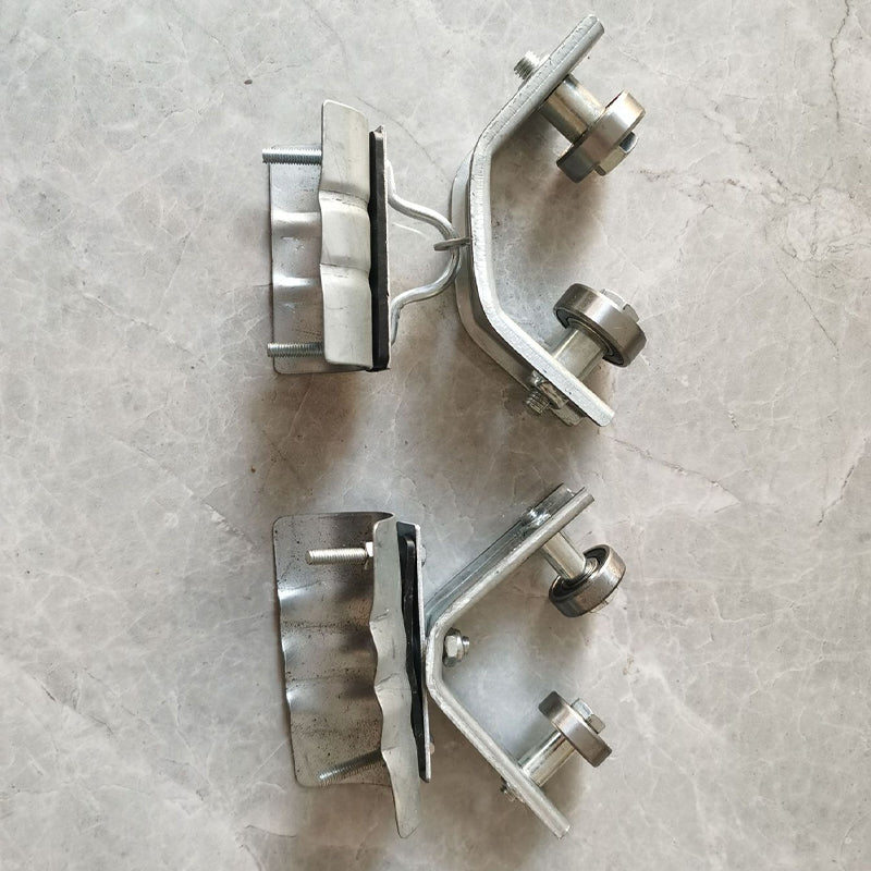 Adjustable Angle Iron Pulley with Safety Clamp
