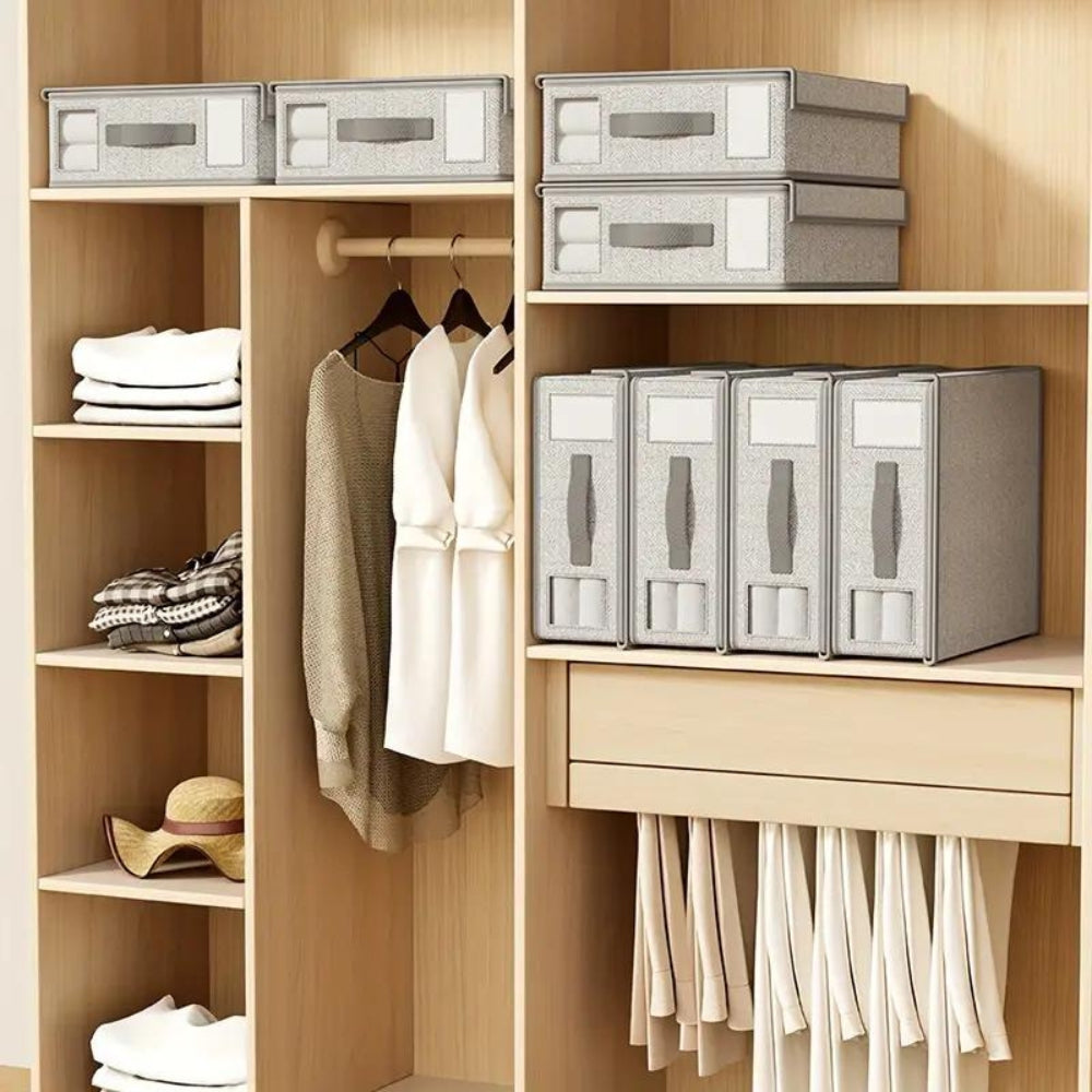 Foldable Bedding Organizer for Sheets and Duvet Covers