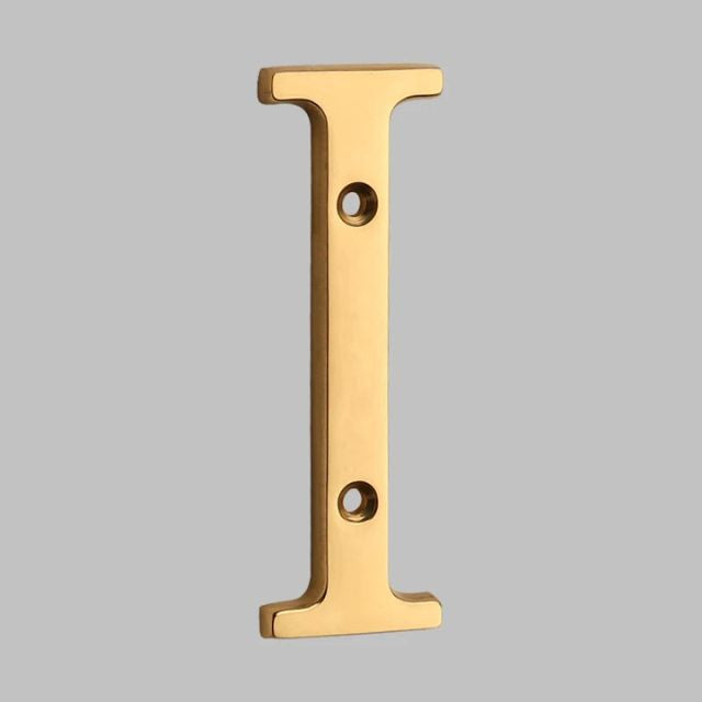 Solid Brass House Numbers - Classic Design, Easy Installation