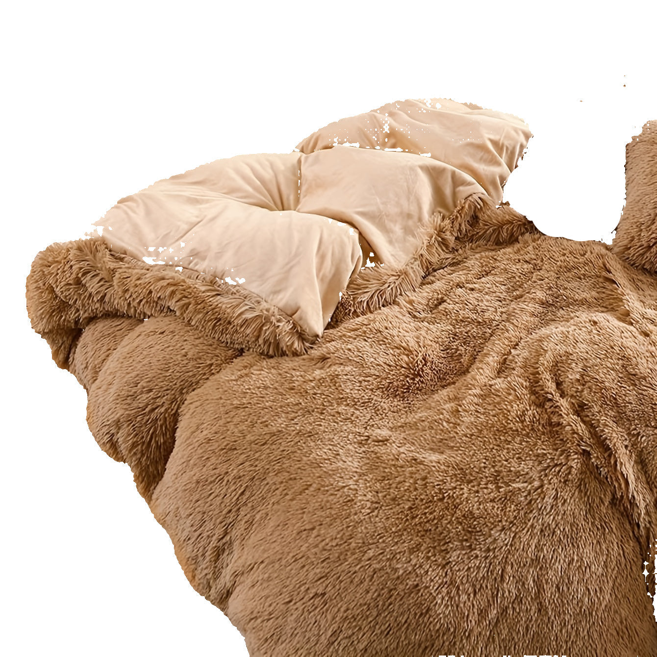 Ultra-Soft Plush Duvet Cover Set with Zipper and Pillowcases