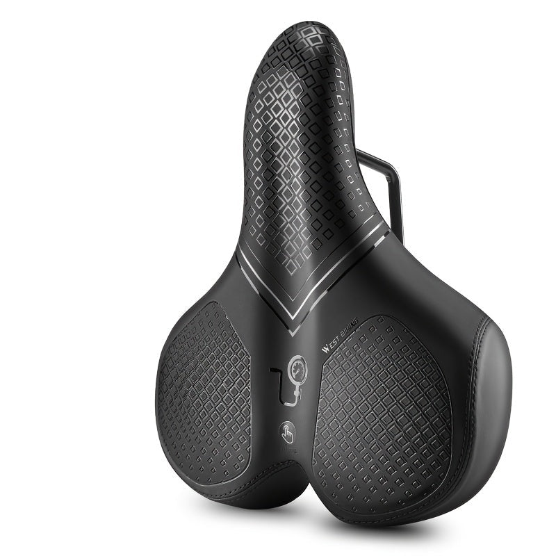 Inflatable Bicycle Seat with Air Cushion for Enhanced Comfort