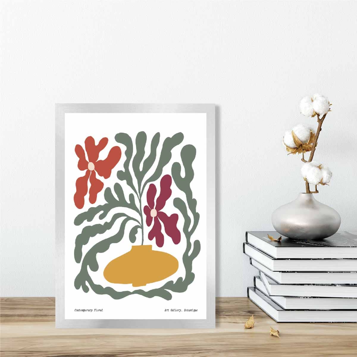 Boho Floral Botanical Poster Print