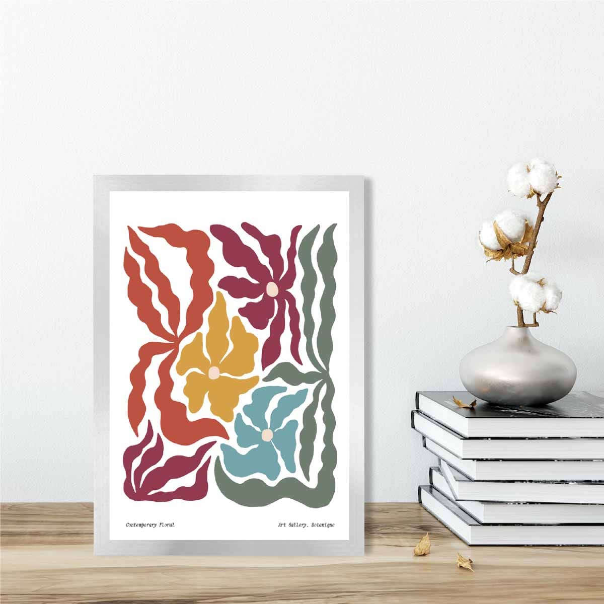 Modern Boho Botanical Flower Poster