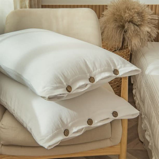 Ultra-Soft Cotton Pillowcase for Skin and Hair Care