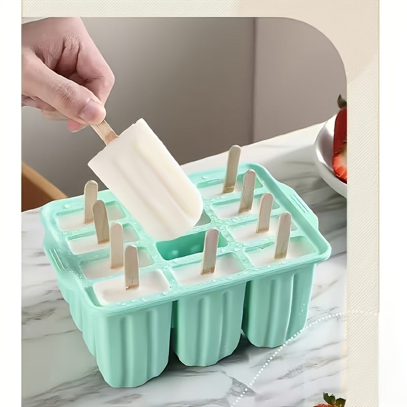 Silicone Ice Cream Mold with Multiple Compartments