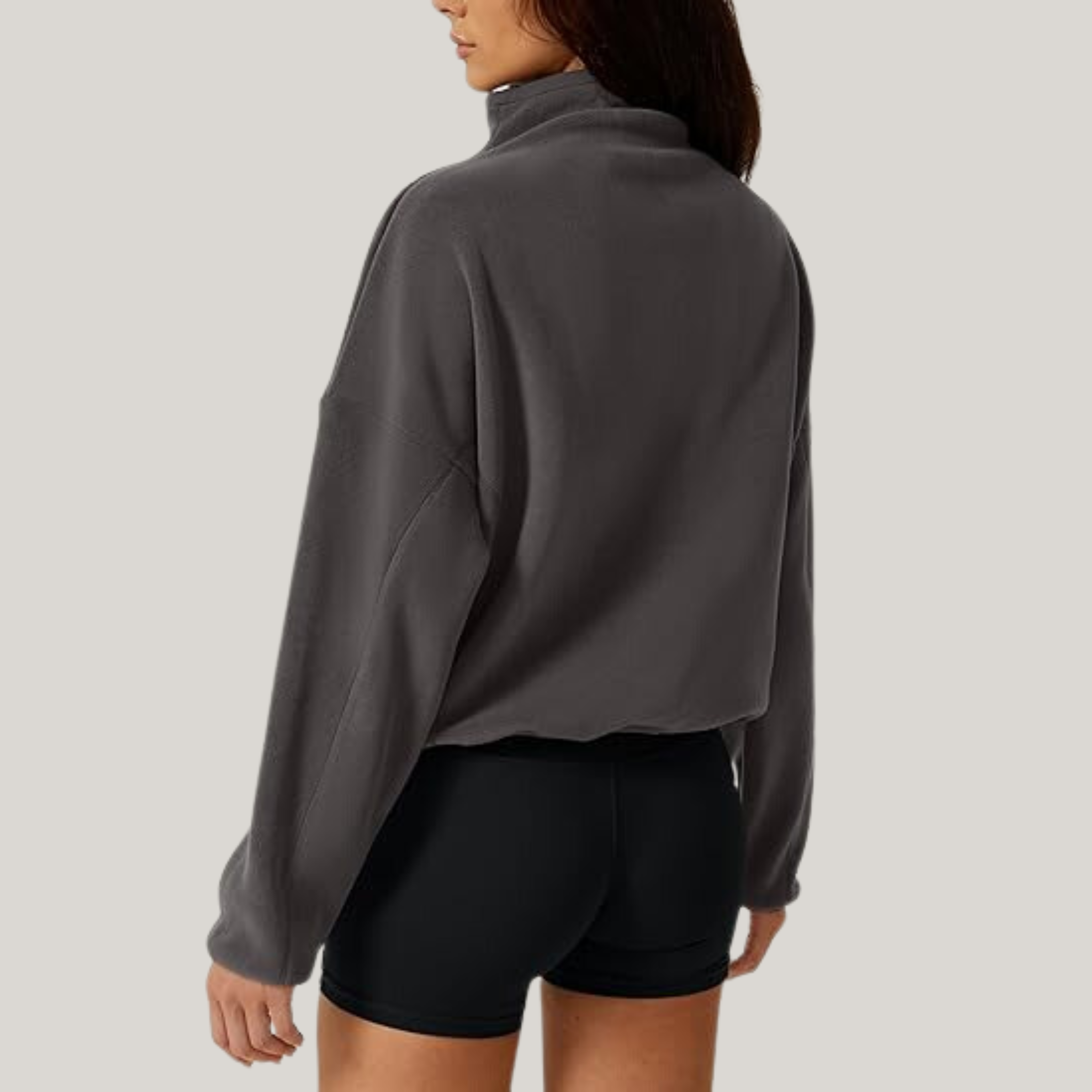 Rhea - Half-Zip Fleece Sweater