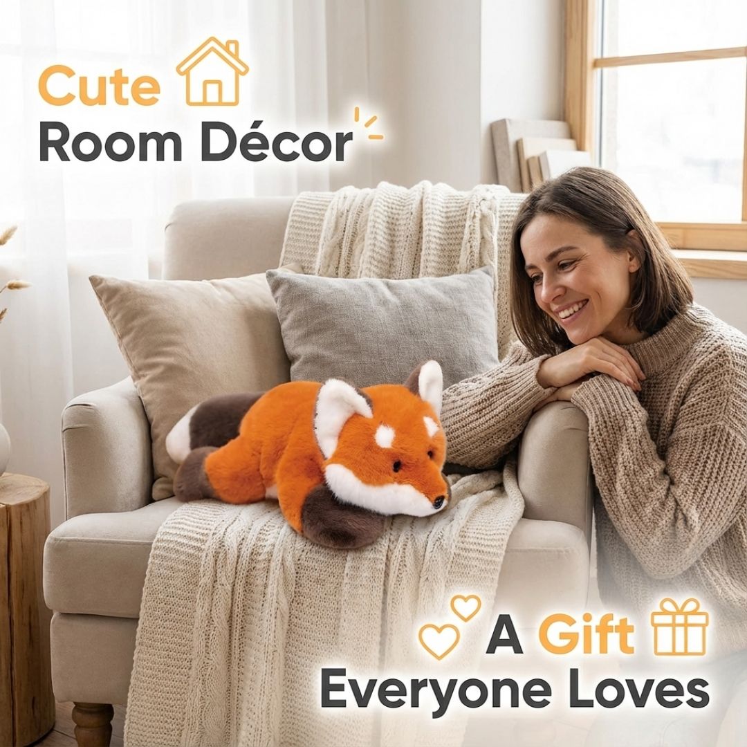 Long Plush Animal Cuddle Toy for Comfort and Relaxation