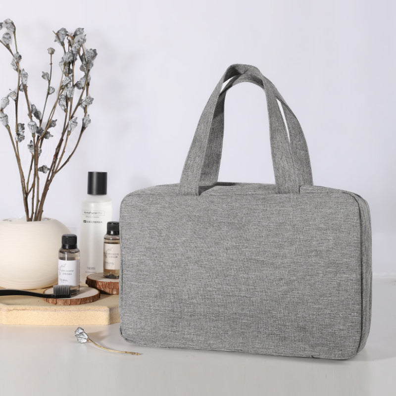 Compact Travel Cosmetic Organizer with 4 Compartments