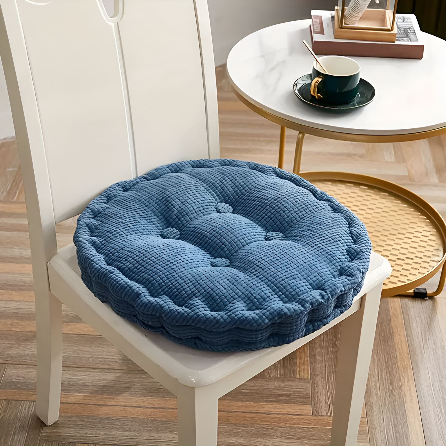 Stackable Soft Corduroy Chair Cushions