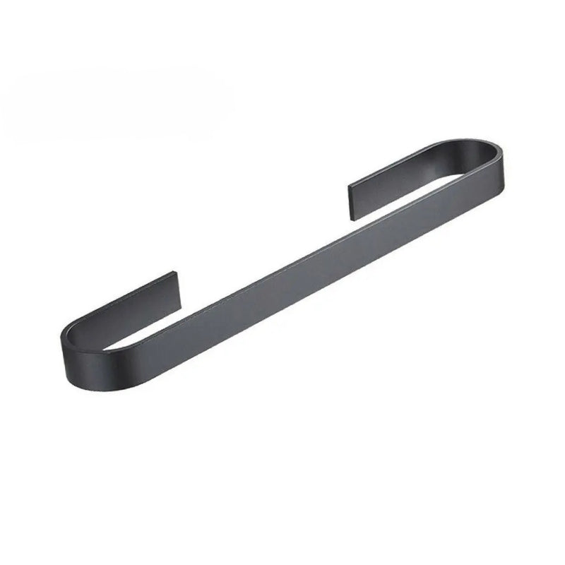 Self-Adhesive Modern Towel Rack in Silver or Matte Black
