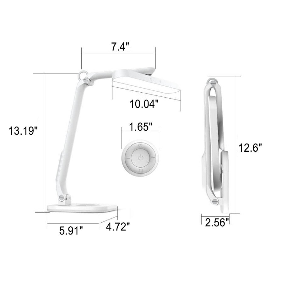 Modern USB Rechargeable Folding LED Desk Lamp