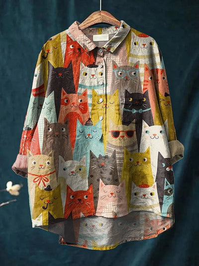 Anesha - Playful Print Blouse