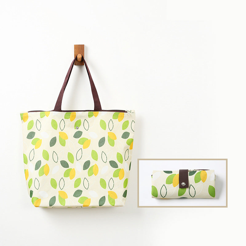 Foldable Oxford Shopping Bag with Large Capacity