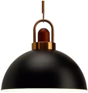 Modern Nordic Pendant Light with Adjustable Height and Metal Glass Design