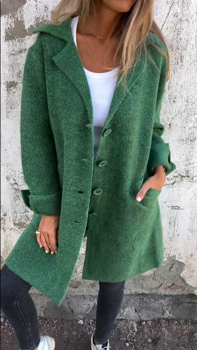Aaliyah - Cozy Button Coat