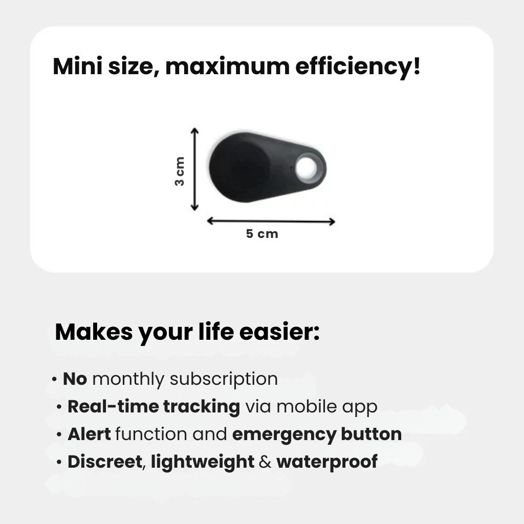 Waterproof Child GPS Tracker with Live Location & SOS Feature