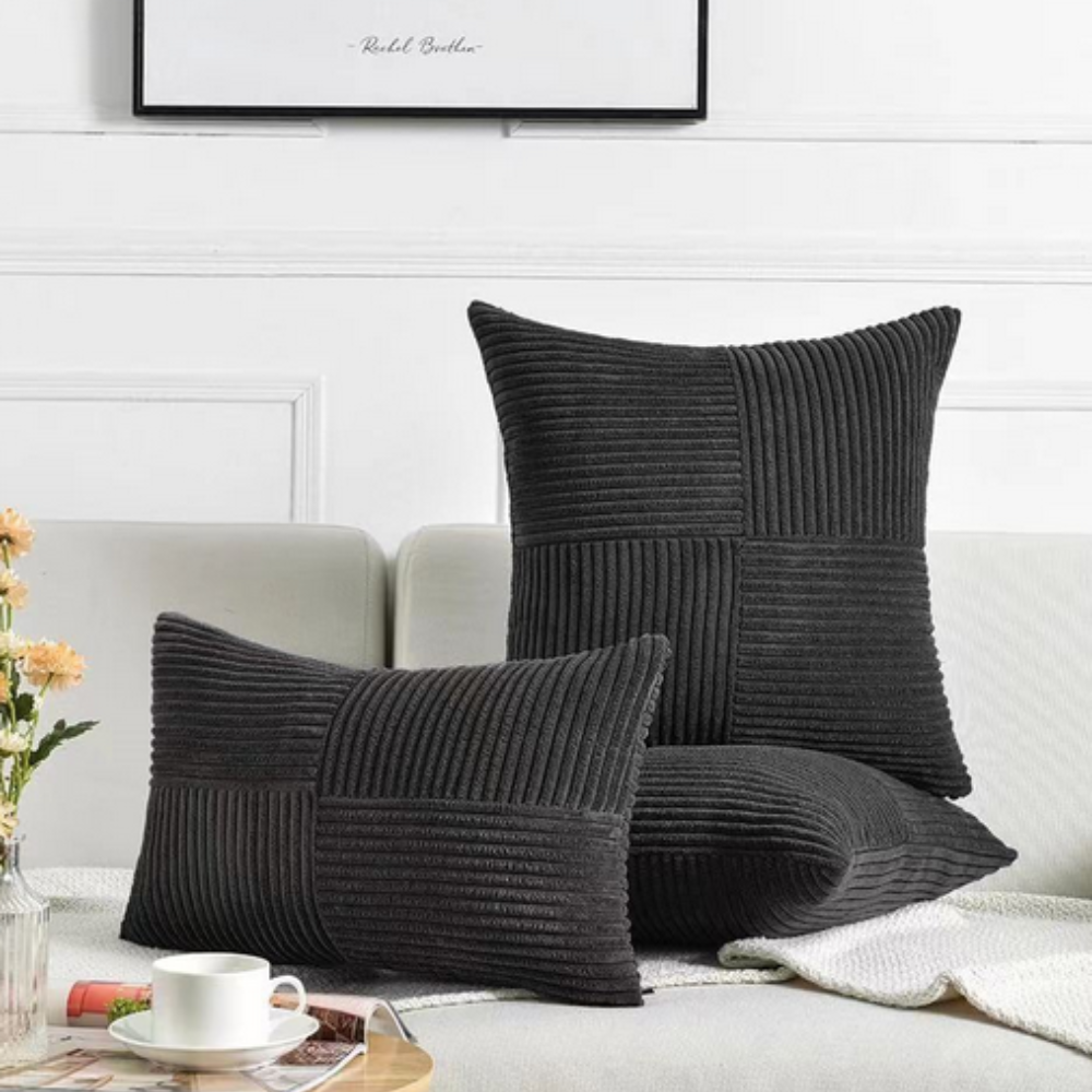 Rustic Soft Corduroy Cushion Cover
