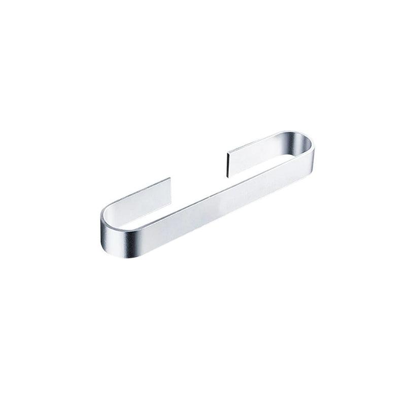 Self-Adhesive Modern Towel Rack in Silver or Matte Black