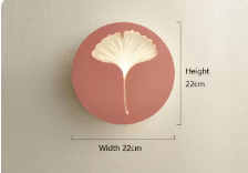 Minimalist LED Wall Lamp in Aluminum and Acrylic