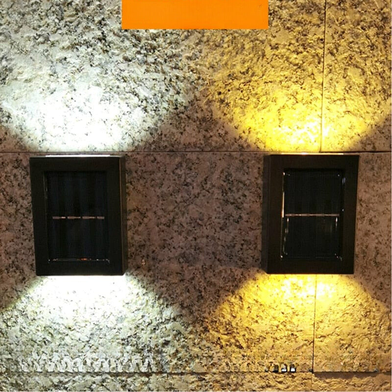 Solar-Powered Modern Patio Wall Light