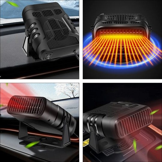 Portable 12V Car Heater and Windshield Defroster Fan
