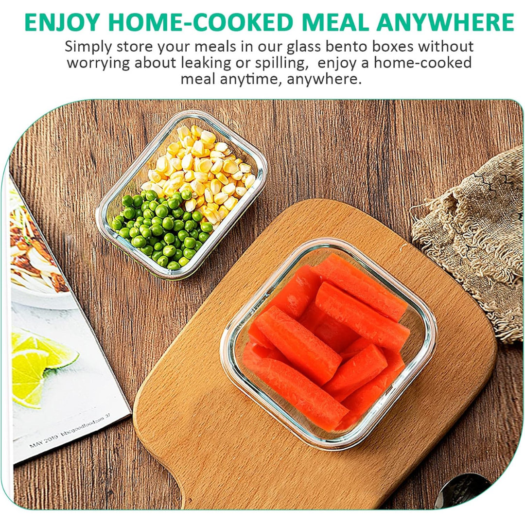 Airtight Glass Food Storage Containers Set