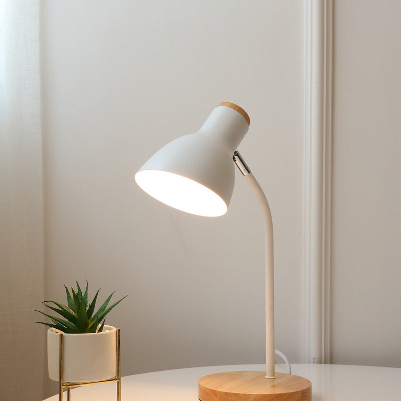 Swivel Table Lamp in Macaron Colors - Metal Shade for Kids' Room