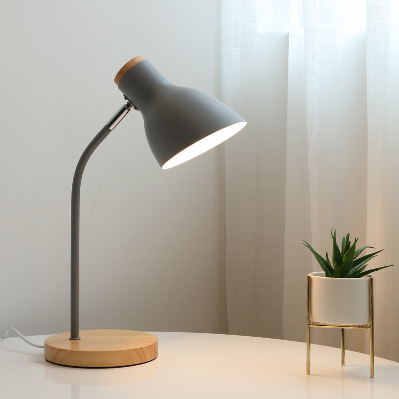 Swivel Table Lamp in Macaron Colors - Metal Shade for Kids' Room