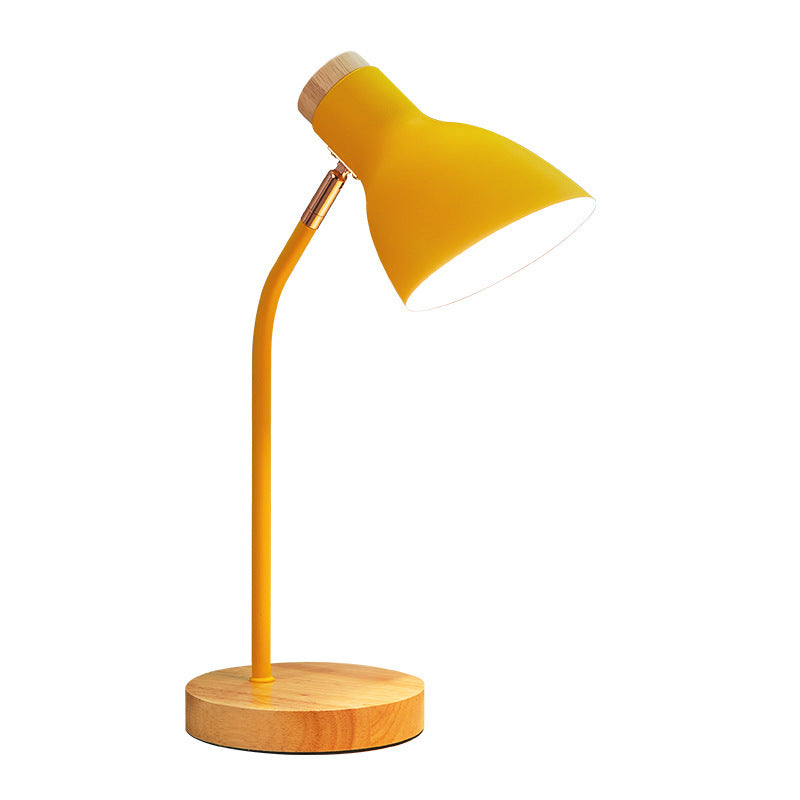 Swivel Table Lamp in Macaron Colors - Metal Shade for Kids' Room
