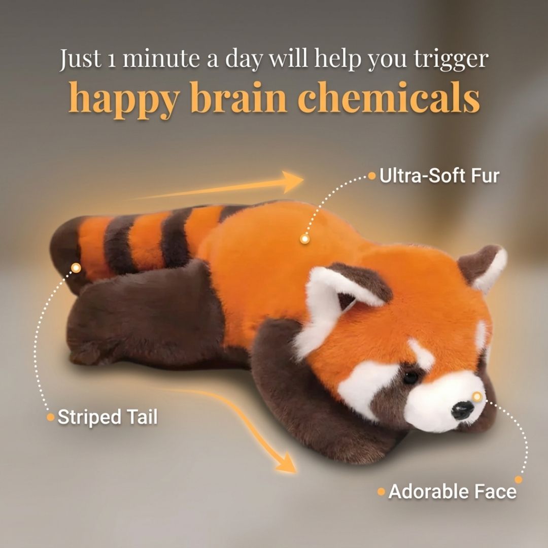Long Plush Animal Cuddle Toy for Comfort and Relaxation