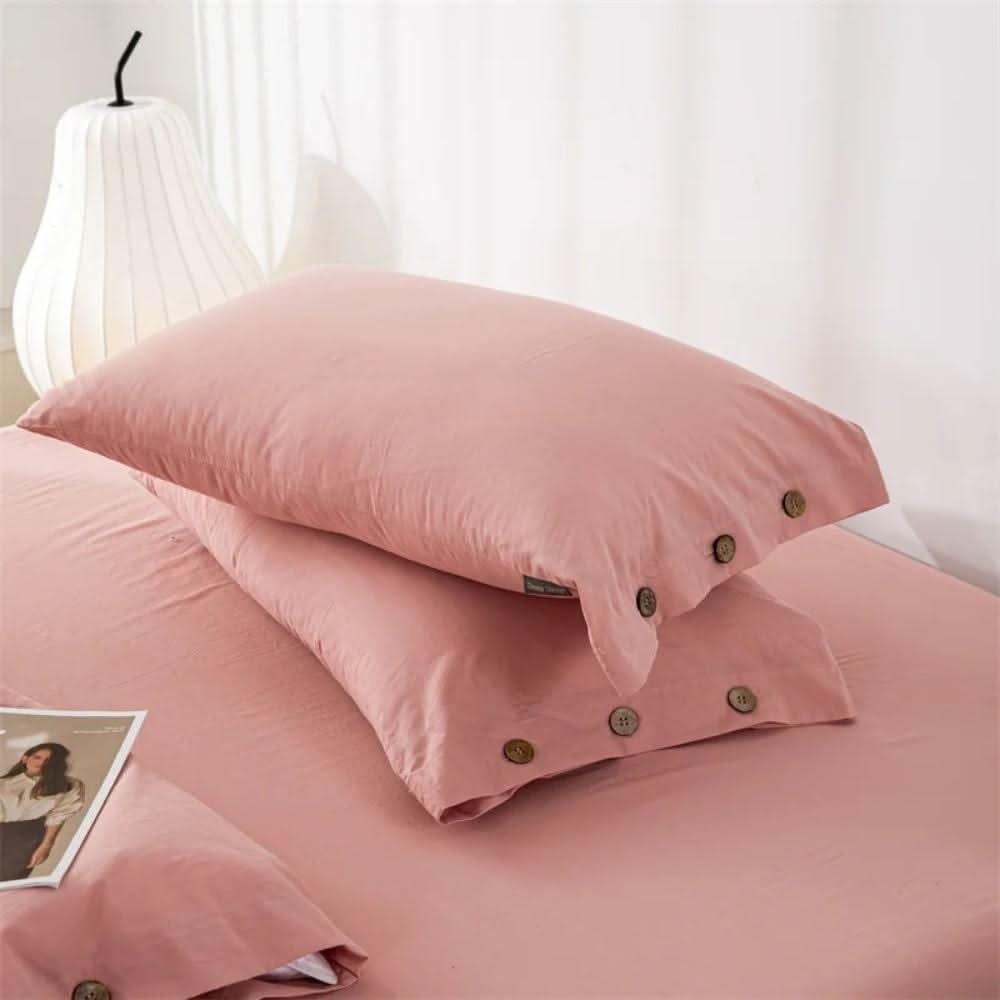 Ultra-Soft Cotton Pillowcase for Skin and Hair Care