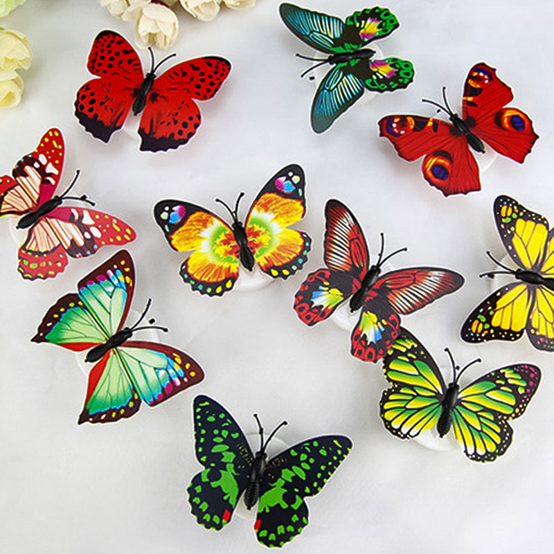 3D LED Butterfly Night Light Decoration