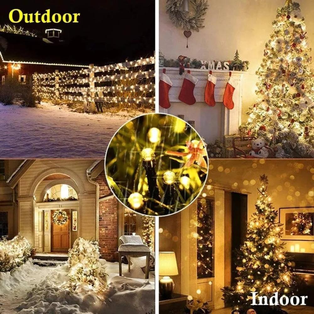 Solar Powered Waterproof String Lights