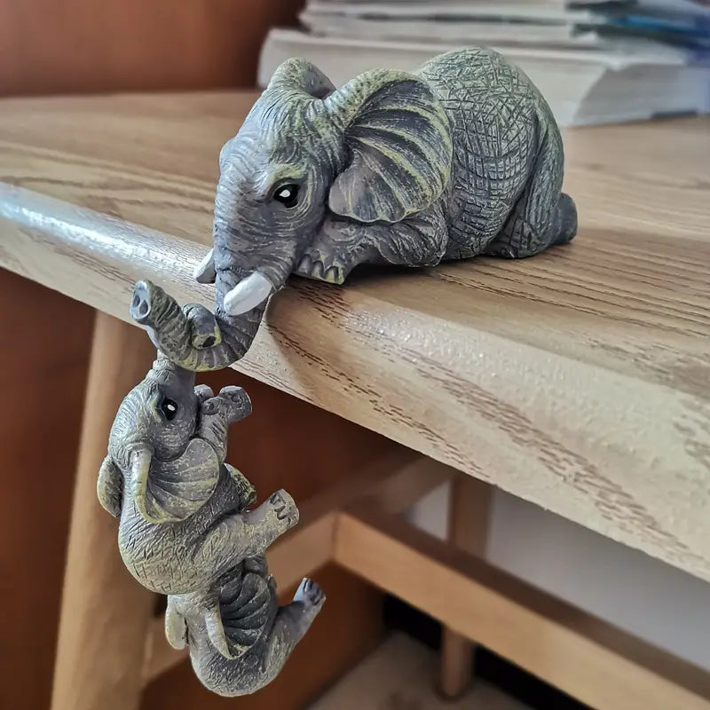 Elegant Elephant Decorative Ornament for Home Accents