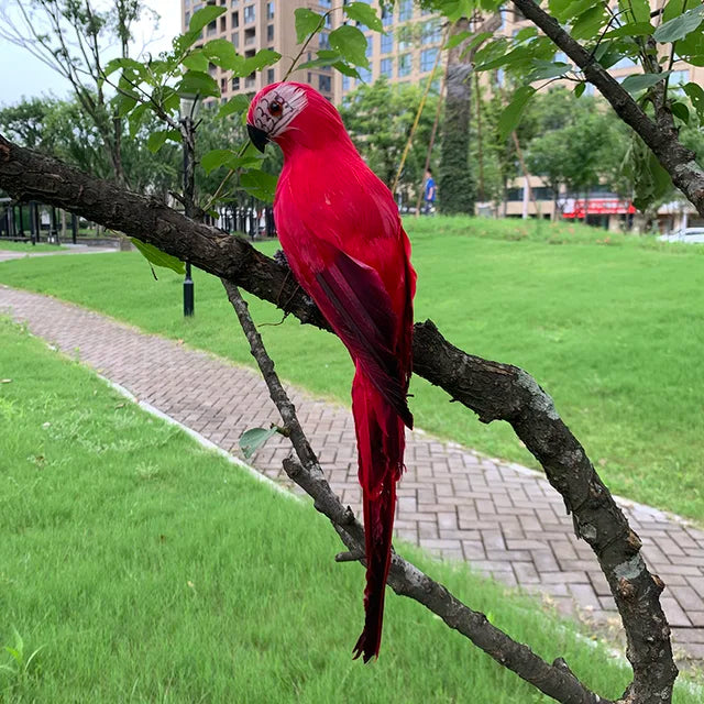 Vibrant Tropical Parrot Garden Decoration